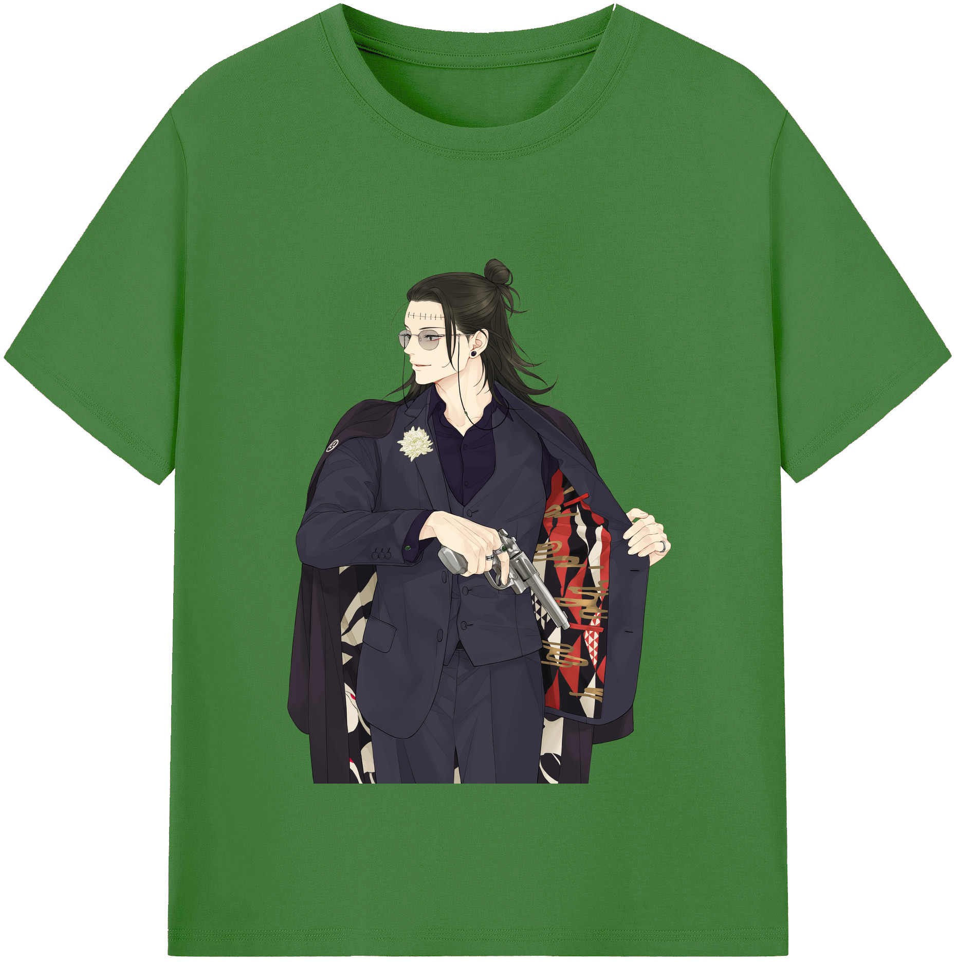 （画像用） 呪術廻戦 Jujutsu Kaisen レディースカジュアルプリントTシャツ（綿100％）